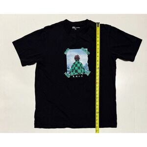 UNIQLO UT Archive Black Graphic T Shirt Tanjiro Demon Slayer Anime XL